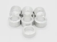 7pcs Aluminium Wheel Spacer Adapters – 1" Shaft Bench Grinder Arbor Set