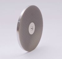 8"x1/2" 80Grit Diamond Ripple Faceting Polishing Lap  – Gemstone Grinding & Pre-Polishing
